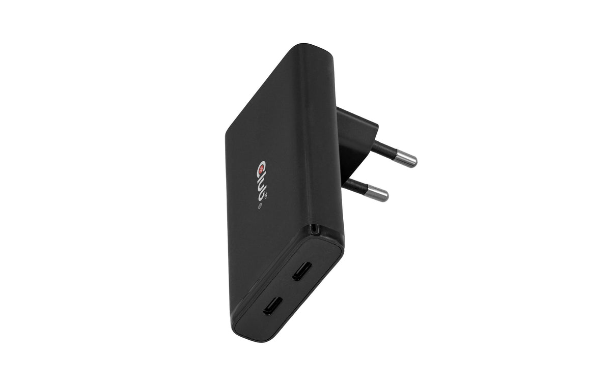 CLUB3D Club 3D CAC-1935 USB-Wandladegerät 65 W – USB-C×2 – PD 3.1, PPS, GaN – für USB-C-Geräte – schwarz