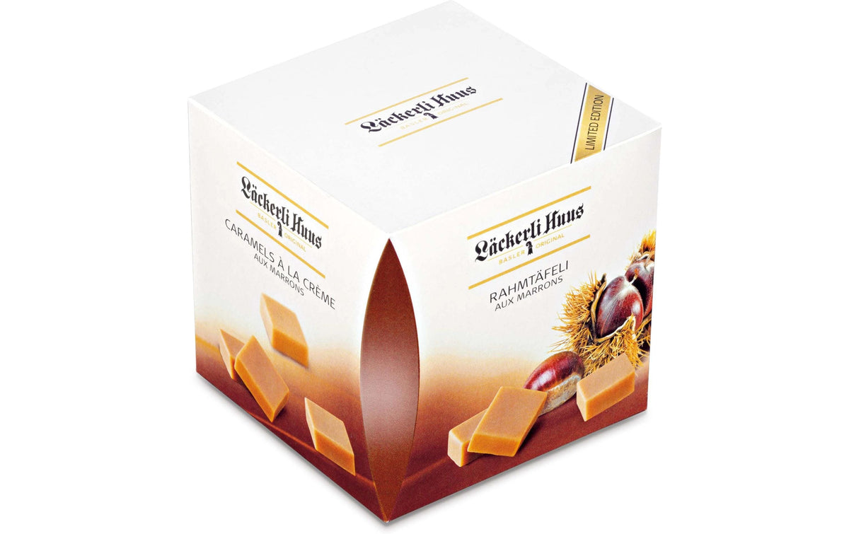 Läckerli huus Rahmtäfeli – Maroni – 350 g