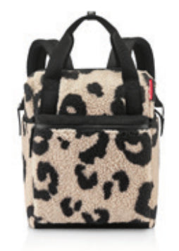 Reisenthel City-Rucksack allrounder R – für 13″, 12 l, Polyester – Teddy Leo Cream, 310 × 170 × 390 mm