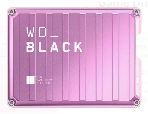 Western Digital Elements Black P10 – 2 TB, USB 3.2 Gen 1 (Micro-USB B) – für 2,5"