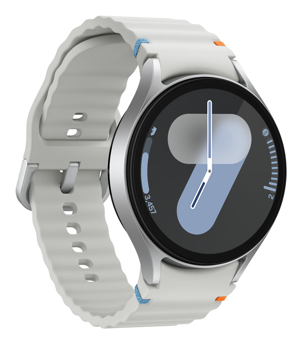 Samsung Galaxy Watch 7 44 mm GPS + Cellular – Aluminium Silber, 50 m