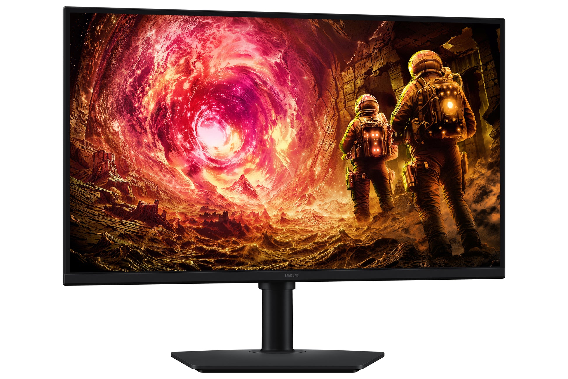 Samsung G50F – Monitor, 27" 2560 × 1440 (WQHD), IPS, 180 Hz, 300 cd/m², VESA 100 × 100, Schwarz