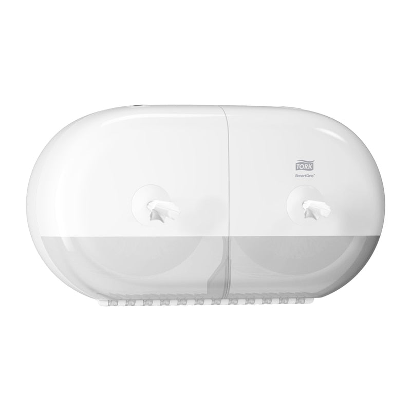 Tork SmartOne – Toilettenpapierspender – Kunststoff, Weiss, für Tork T9 Nachfüllungen, 15,6 × 39,8 × 22,1 cm