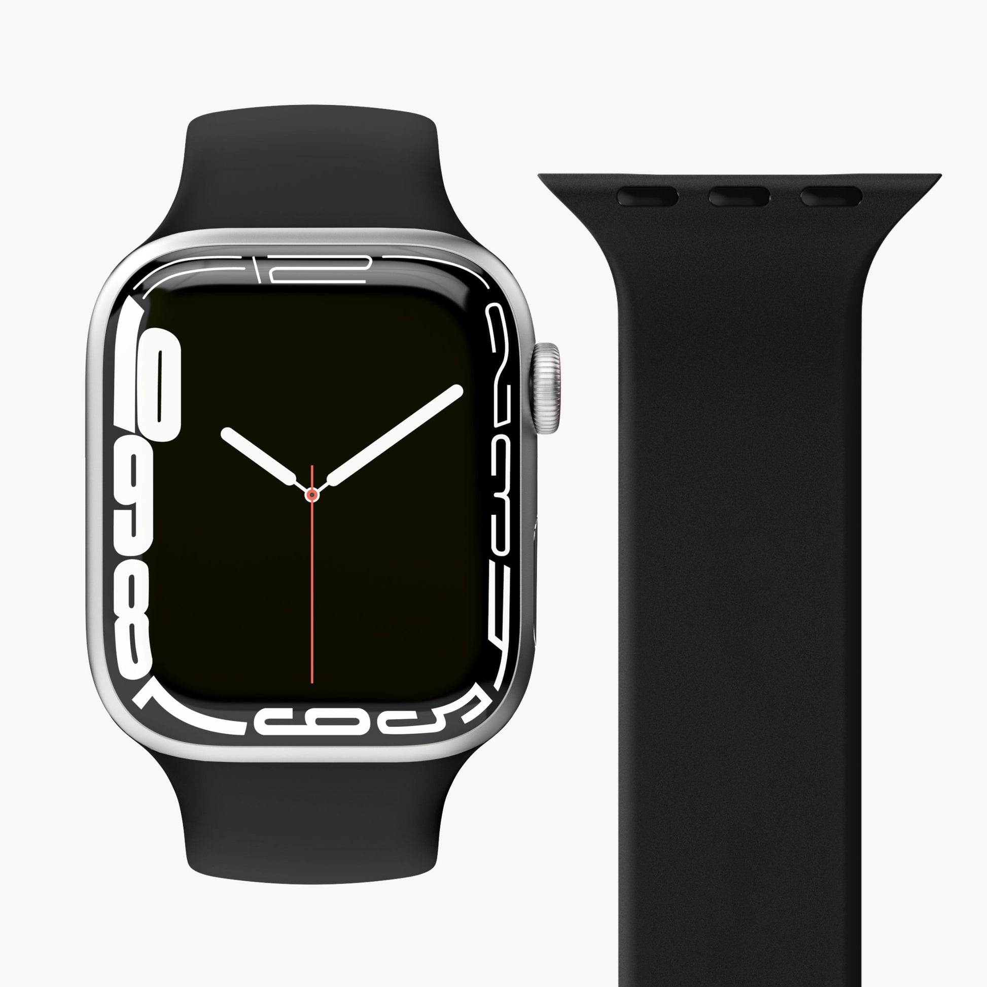 Vonmählen Solo Loop 1 – Schwarz, S, für Apple Watch 38/40/41 mm