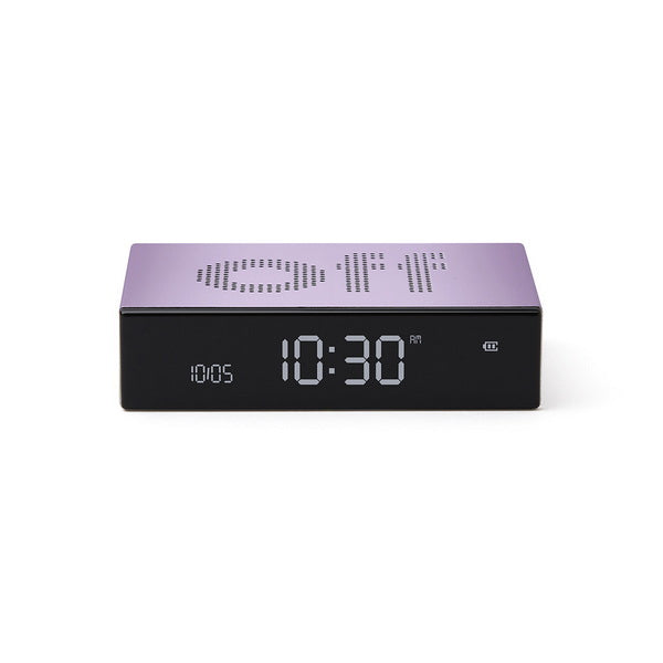 Lexon Digitalwecker Flip Premium – Lavendel