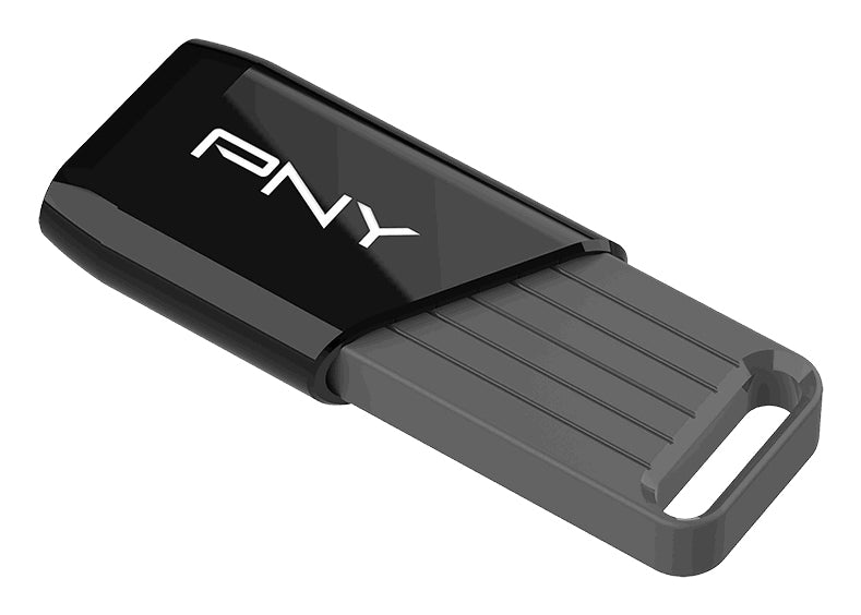 PNY Attaché X – 32 GB, USB Typ-A, USB 3.2 Gen 1, 130 MB/s, schwarz