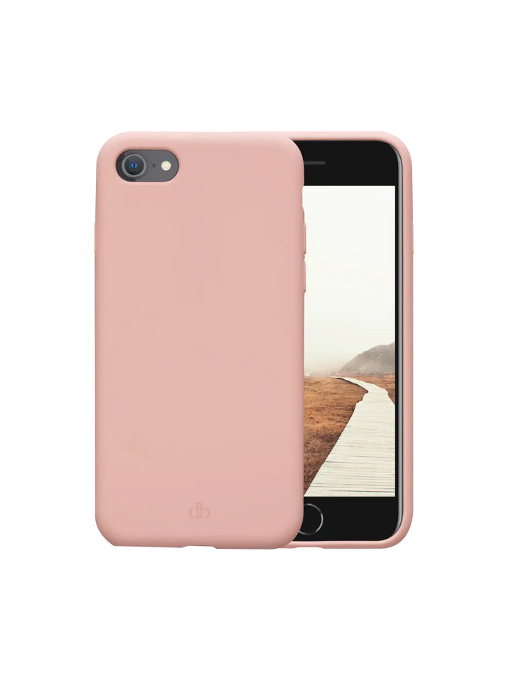 dbramante1928 Costa Rica Backcover – für Apple iPhone SE/8/7, Silikon, Pink Sand