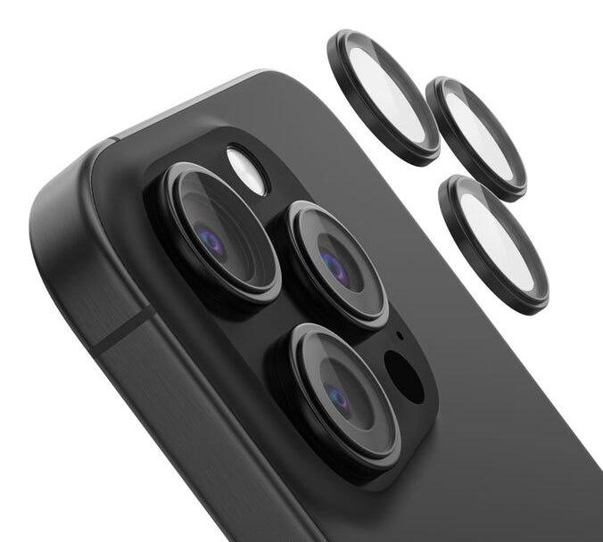 Belkin Kameralinsenschutz (gehärtetes Glas) – für Apple iPhone 16 Pro/16 Pro Max – 2er-Pack
