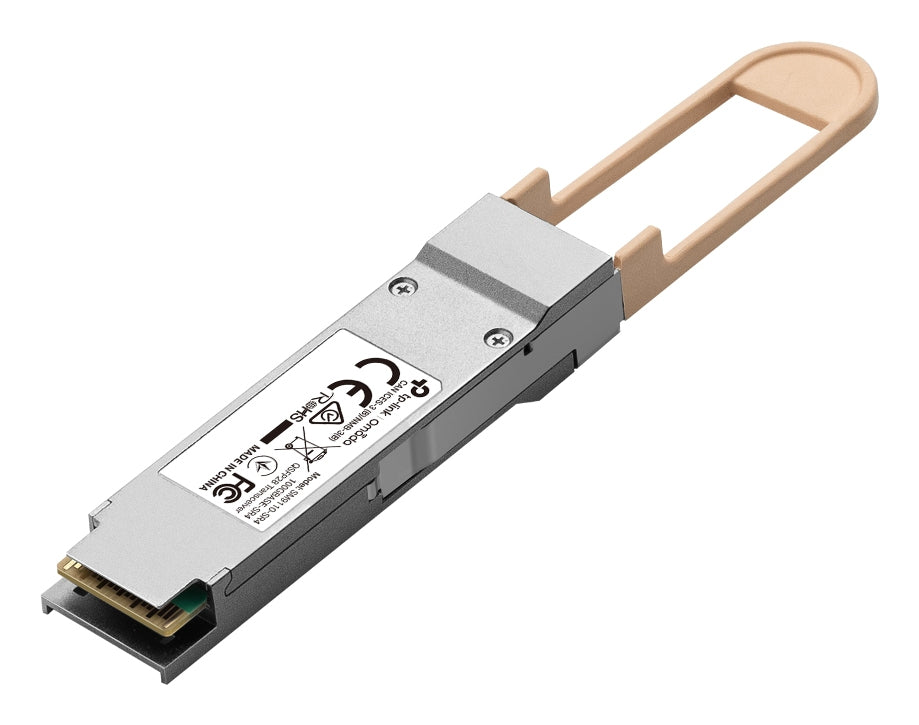TP-Link SM9110-SR4 QSFP28 Transceiver – 100 Gbit/s, 100 m (OM4), 850 nm, MPO/MTP-12, 100GBASE-SR4, DDM