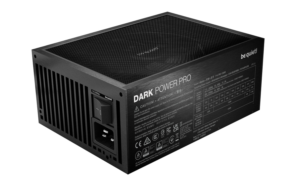 be quiet! be quiet Dark Power Pro 14 IO ATX-Netzteil 1300 W 80 PLUS Titanium