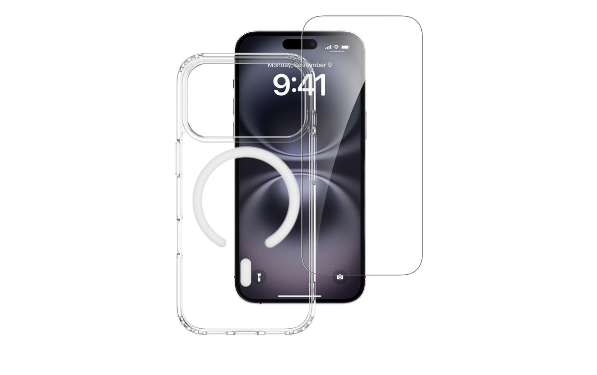 4smarts 360° Premium Backcover – für Apple iPhone 17 Pro/18 Pro, Kunststoff+Metall, Transparent