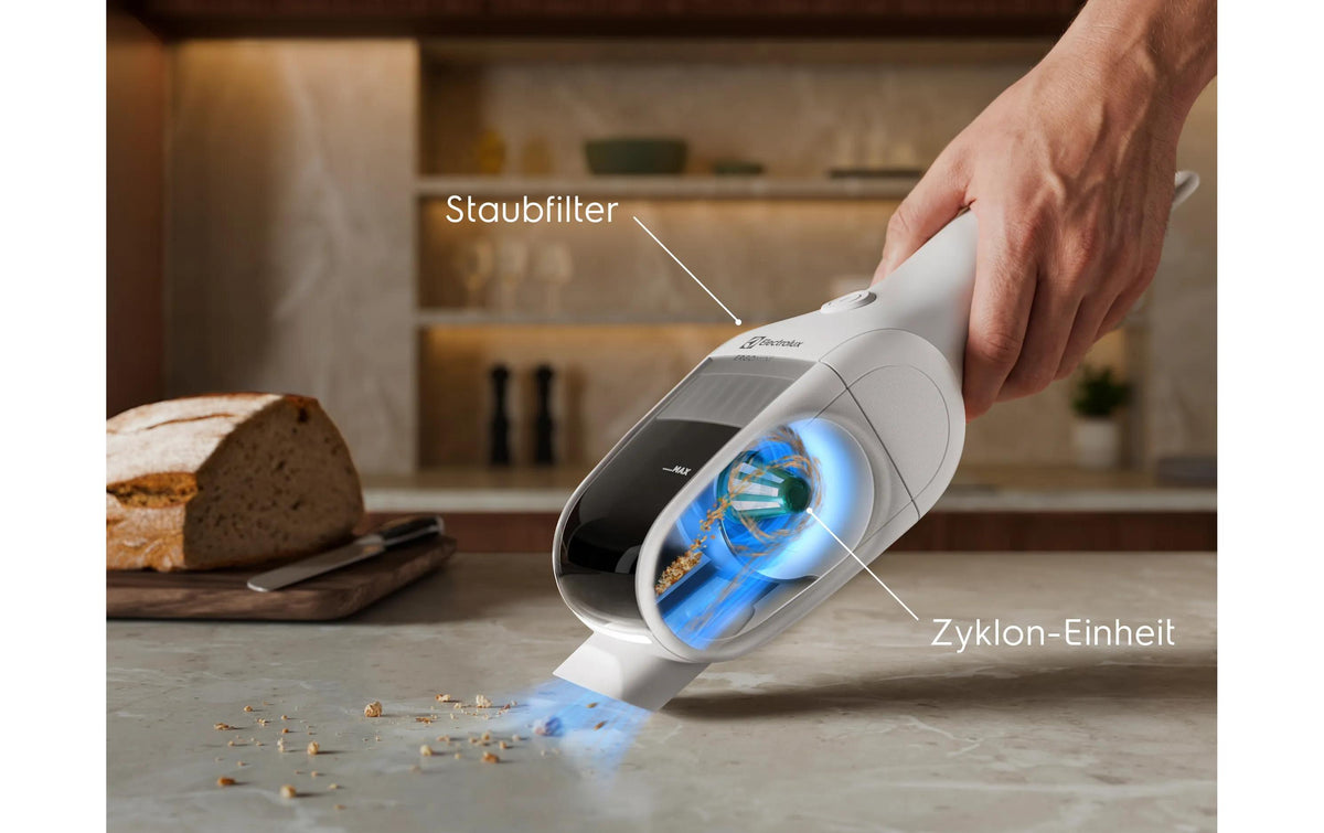 Electrolux Akku-Handstaubsauger EH1EM10SW – 0,17 l, 3,7 V, 20 min