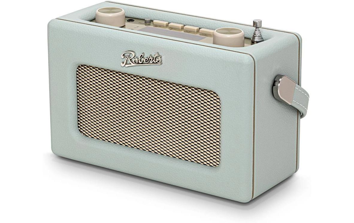 Roberts Radio Roberts Revival Uno Solar – Tragbares DAB+ Radio, UKW, Bluetooth – Blaugrün