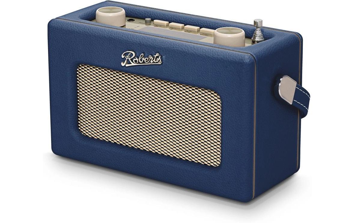 Roberts Radio Roberts Revival Uno Solar – Tragbares DAB+ Radio, UKW, Bluetooth – Dunkelblau