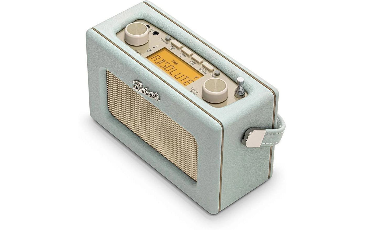 Roberts Radio Roberts Revival Uno Solar – Tragbares DAB+ Radio, UKW, Bluetooth – Blaugrün