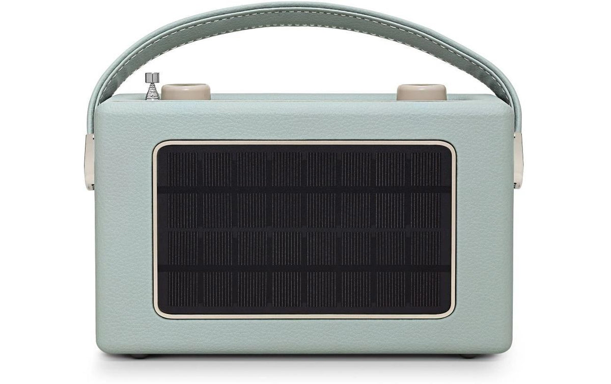 Roberts Radio Roberts Revival Uno Solar – Tragbares DAB+ Radio, UKW, Bluetooth – Blaugrün