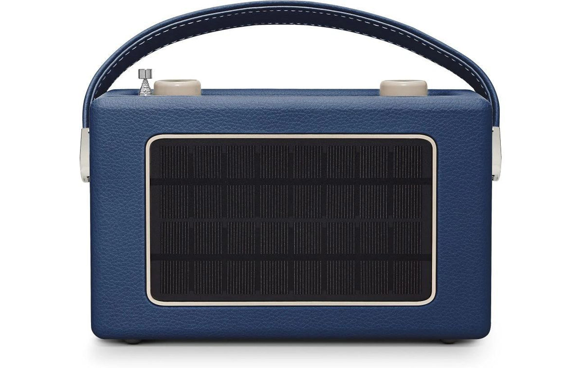 Roberts Radio Roberts Revival Uno Solar – Tragbares DAB+ Radio, UKW, Bluetooth – Dunkelblau