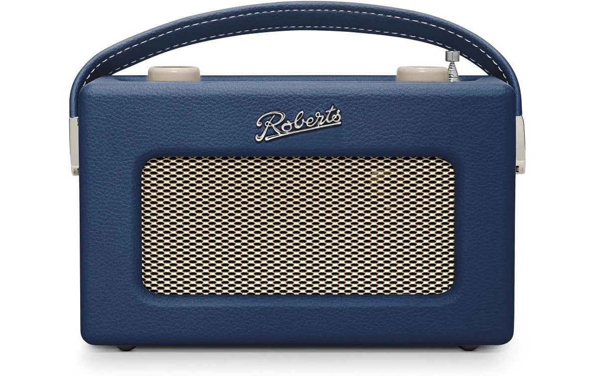 Roberts Radio Roberts Revival Uno Solar – Tragbares DAB+ Radio, UKW, Bluetooth – Dunkelblau