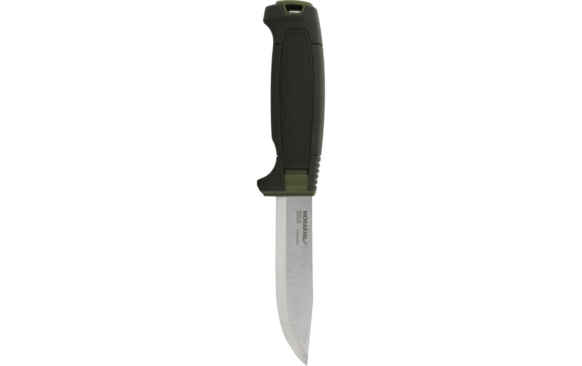Morakniv Amberg S – Outdoormesser 91 mm, Edelstahl, Grün