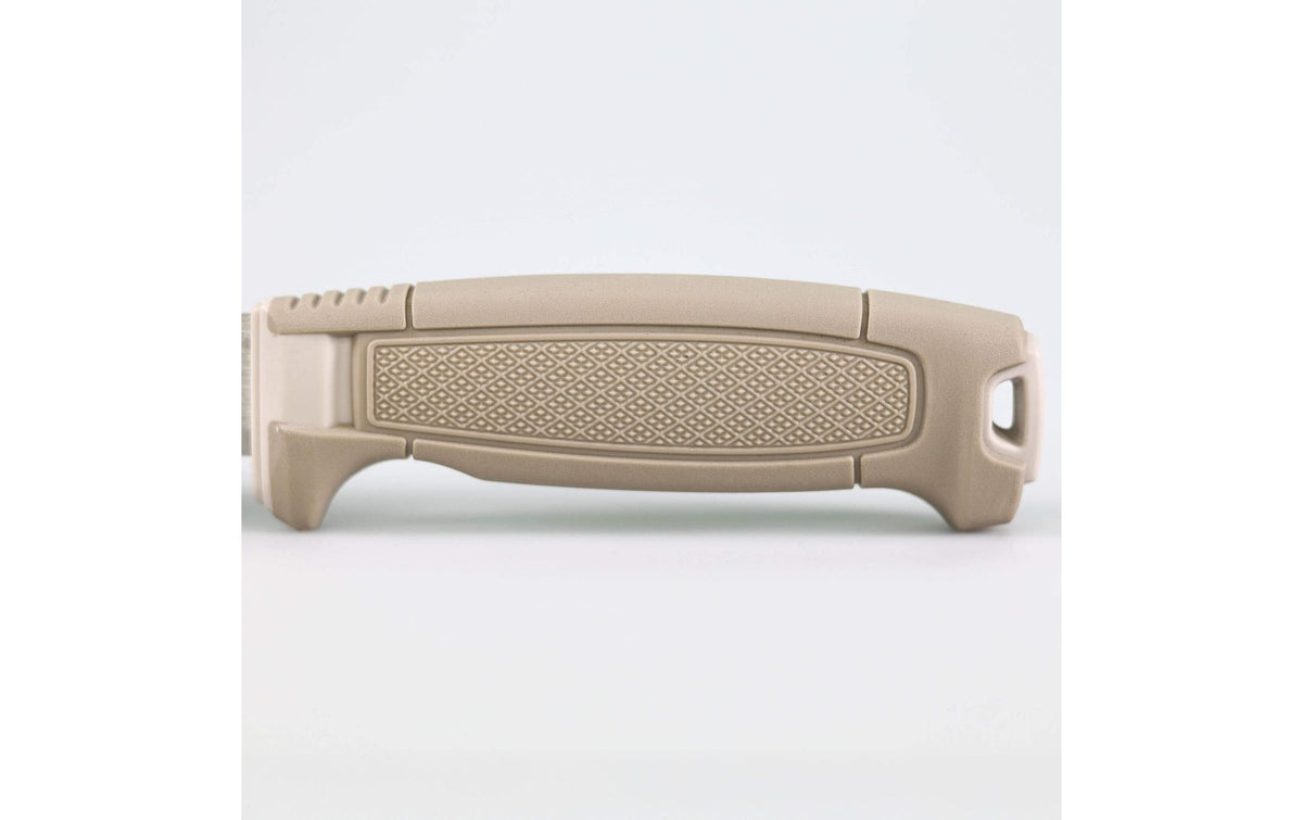 Morakniv Outdoormesser 77 mm, Edelstahl, Softgriff, Feststehende Klinge, Grüngrau