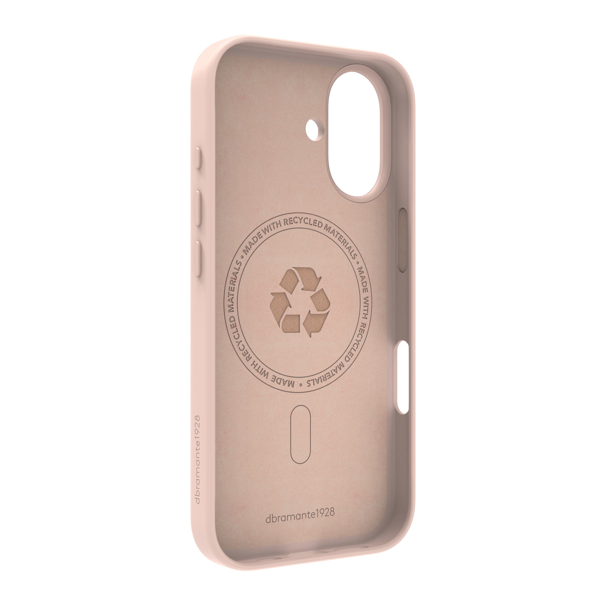 dbramante1928 Roskilde MS ICON Backcover – für Apple iPhone 17, MagSafe, Kunststoff, Pink Sand