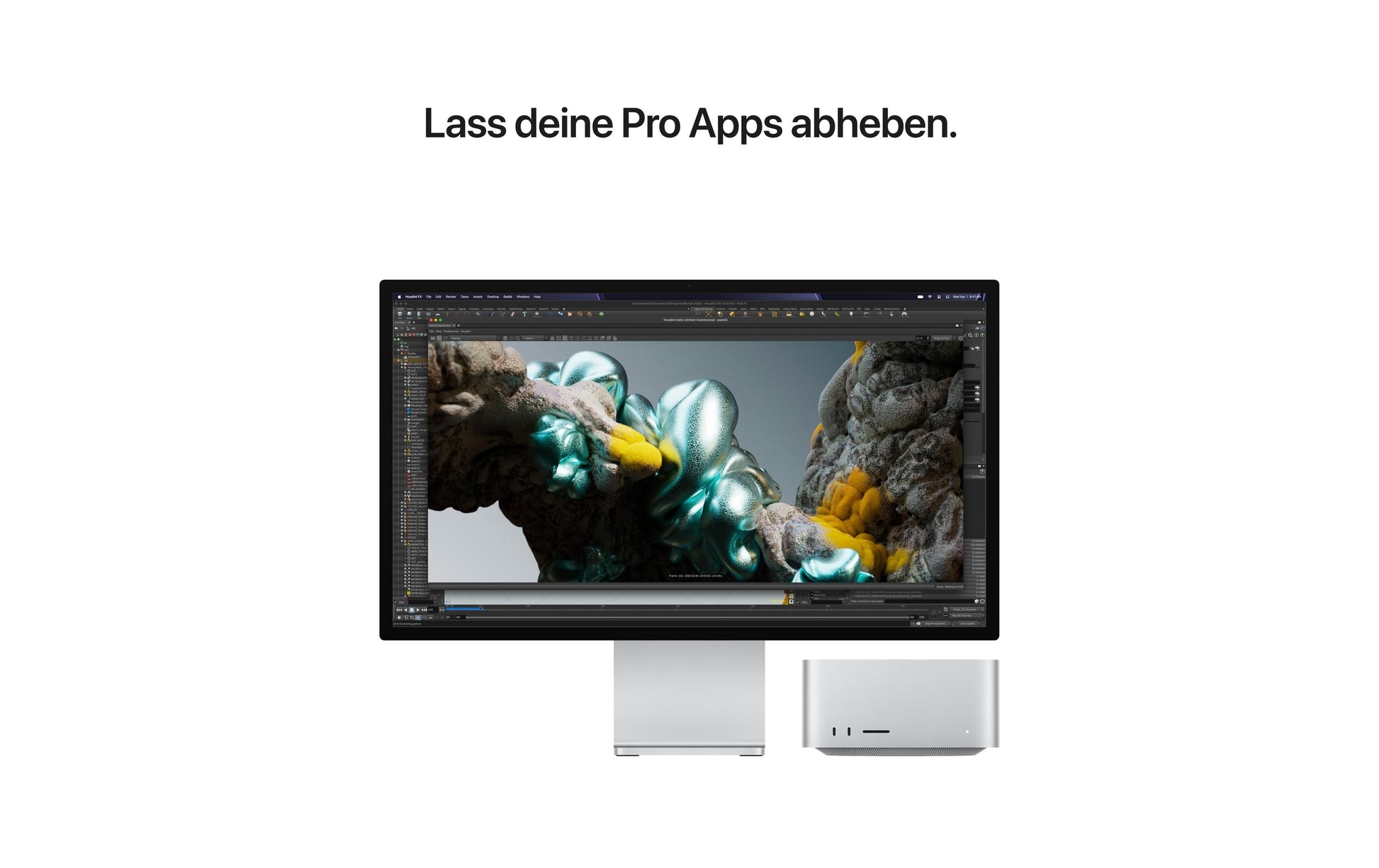 Apple Mac Studio Micro – Apple M5 Ultra, 96 GB RAM, 1 TB SSD, macOS 27 Golden Gate