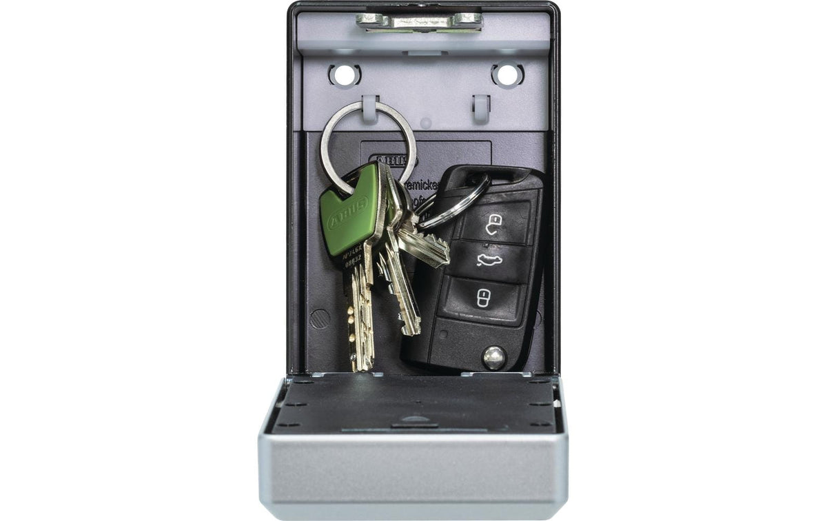 ABUS KEYGARAGE One 787 – Schlüsseldepot, Elektronikschloss, App, wetterfest, 82,5 × 63 × 120 mm