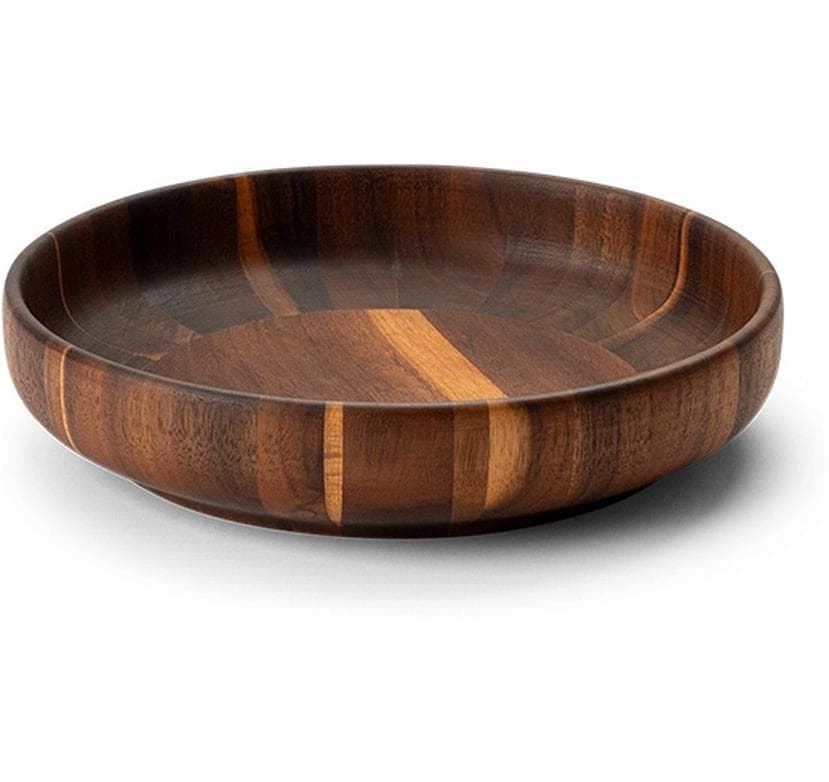 Continenta Schale – Ø 25 cm, H 5,5 cm, Holz (Akazie), Braun