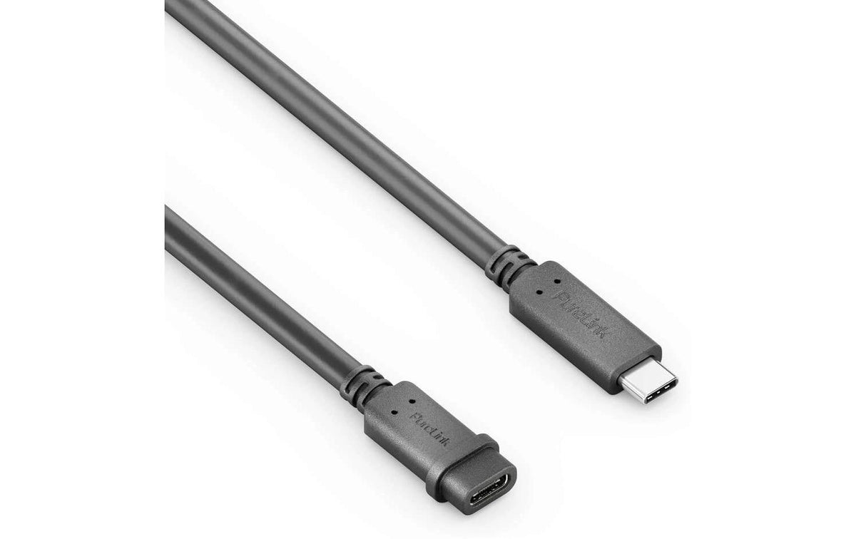 Purelink USB-C Verlängerungskabel (Stecker auf Buchse) – USB 3.2 Gen 2x2 (20 Gbit/s) – 0,8 m – für Mediahub2