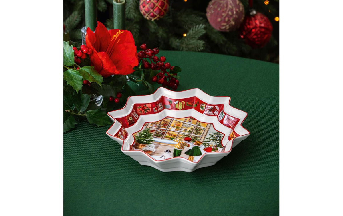 Villeroy & Boch Schale – 430 ml, Ø 25 cm, H 4,3 cm, Porzellan, Mehrfarbig