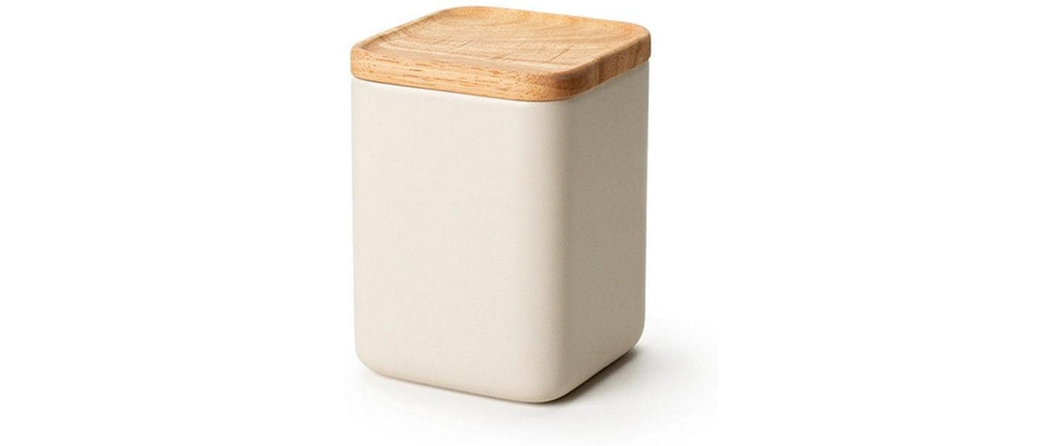 Continenta Vorratsdose 1,6 l, 10,5 × 10,5 × 14,5 cm, Keramik, Sand