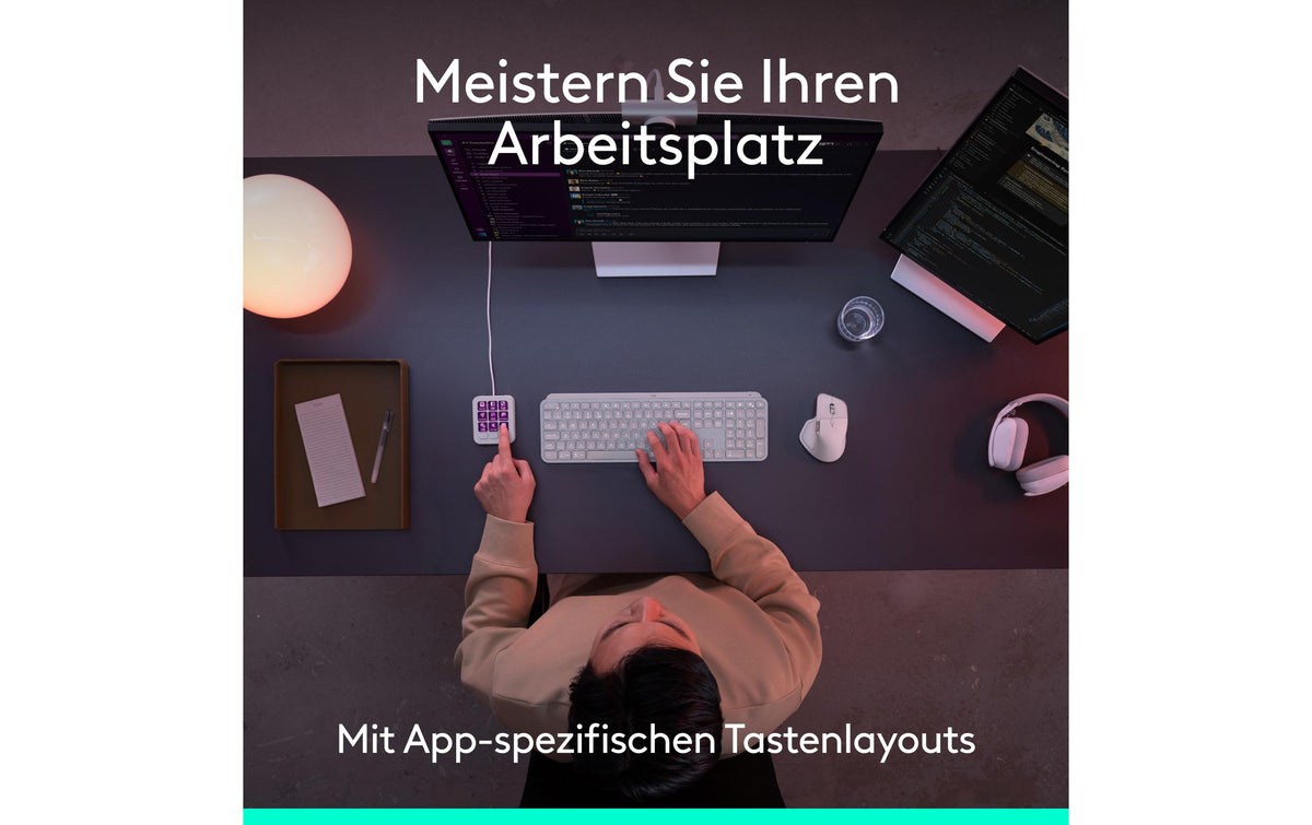 Logitech MX Keypad – Keypad-Steuerpult – Grau