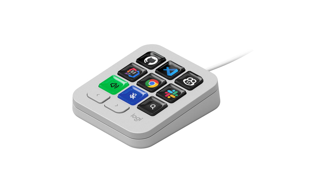 Logitech MX Keypad – Keypad-Steuerpult – Grau