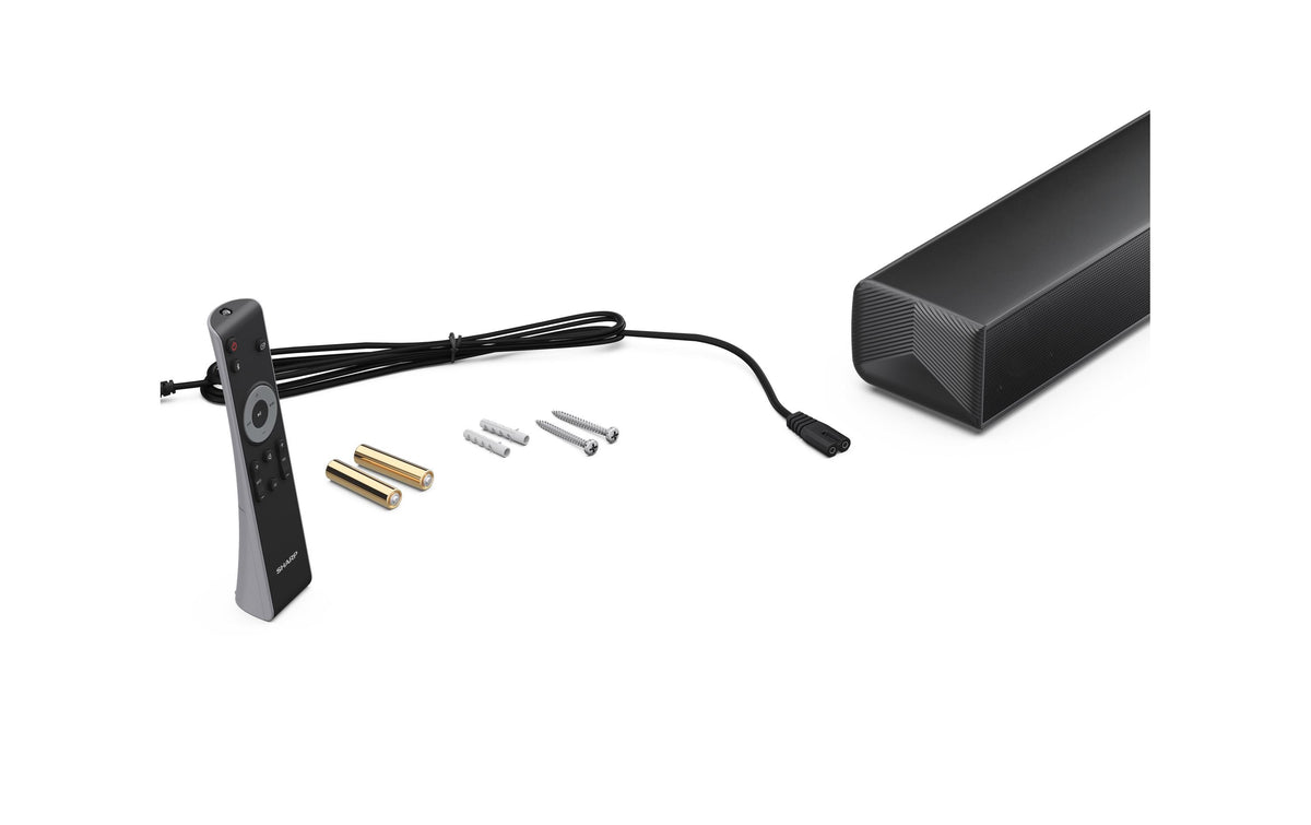 Sharp HT-SB121 – Soundbar – 2.0, Bluetooth 5.3, 120 W – Schwarz
