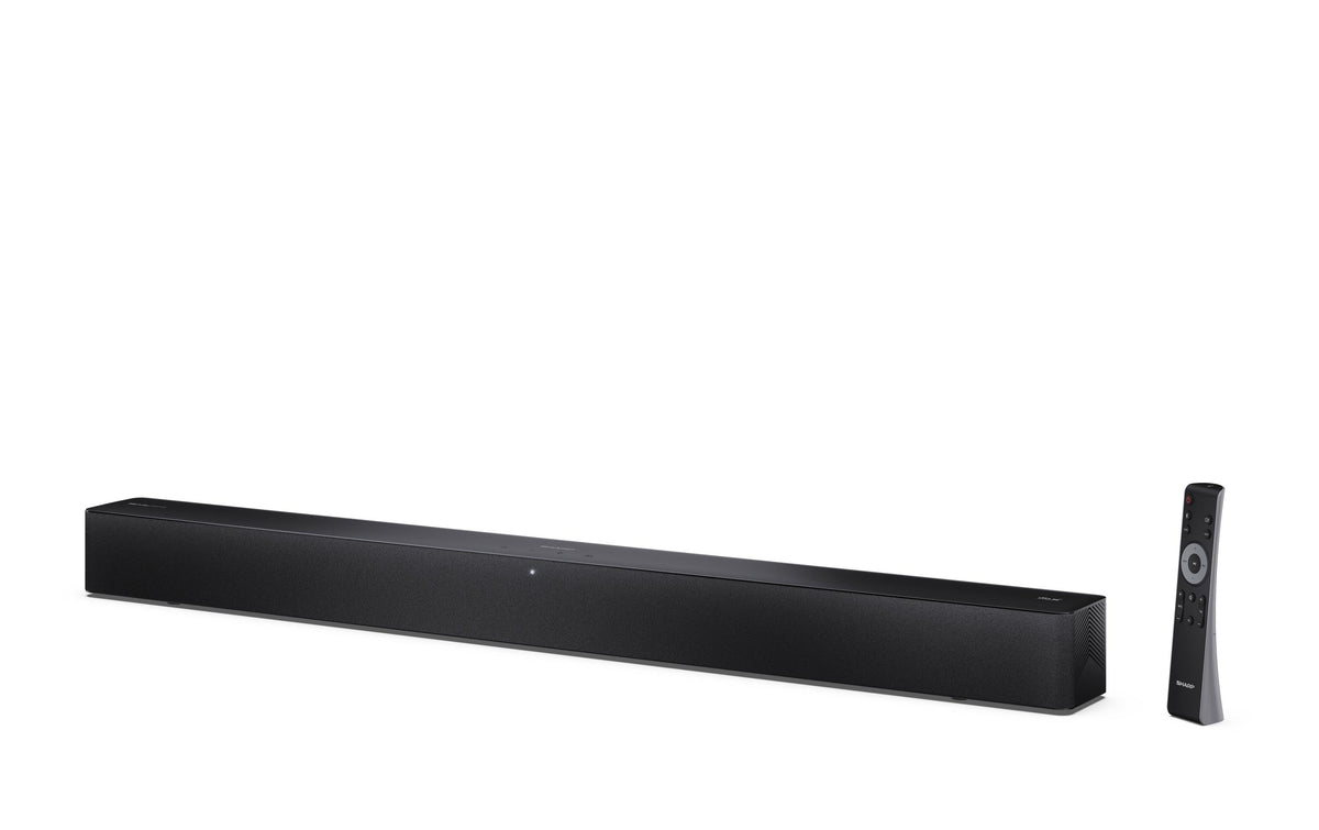 Sharp HT-SBW310 – Soundbar – 2.1, DTS Virtual:X, mit kabellosem Subwoofer, 330 W – Schwarz