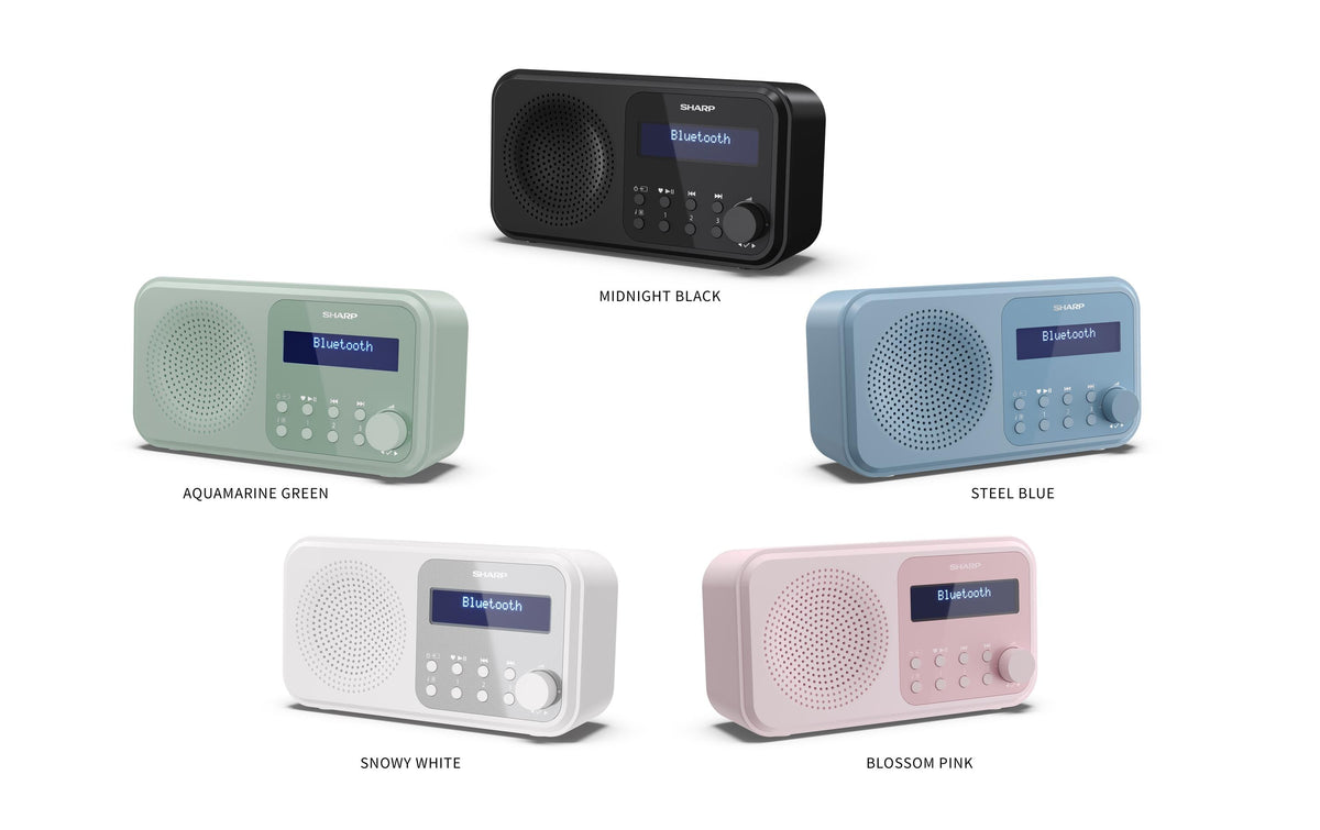 Sharp DR-P420 – Tragbares DAB+ Radio, UKW, Bluetooth, 16 h Akku – Grün