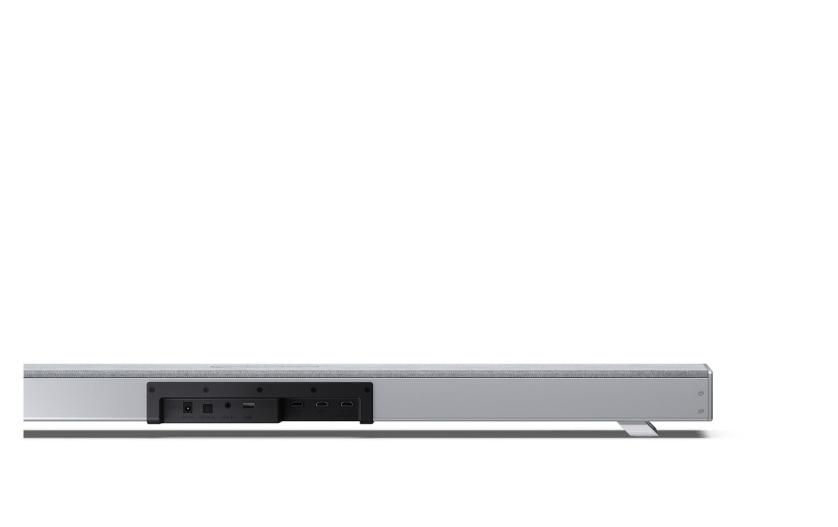 Sharp HT-SBW53121SL – Soundbar – 3.1.2, Dolby Atmos/DTS:X, mit kabellosem Subwoofer, 182 W – Silber