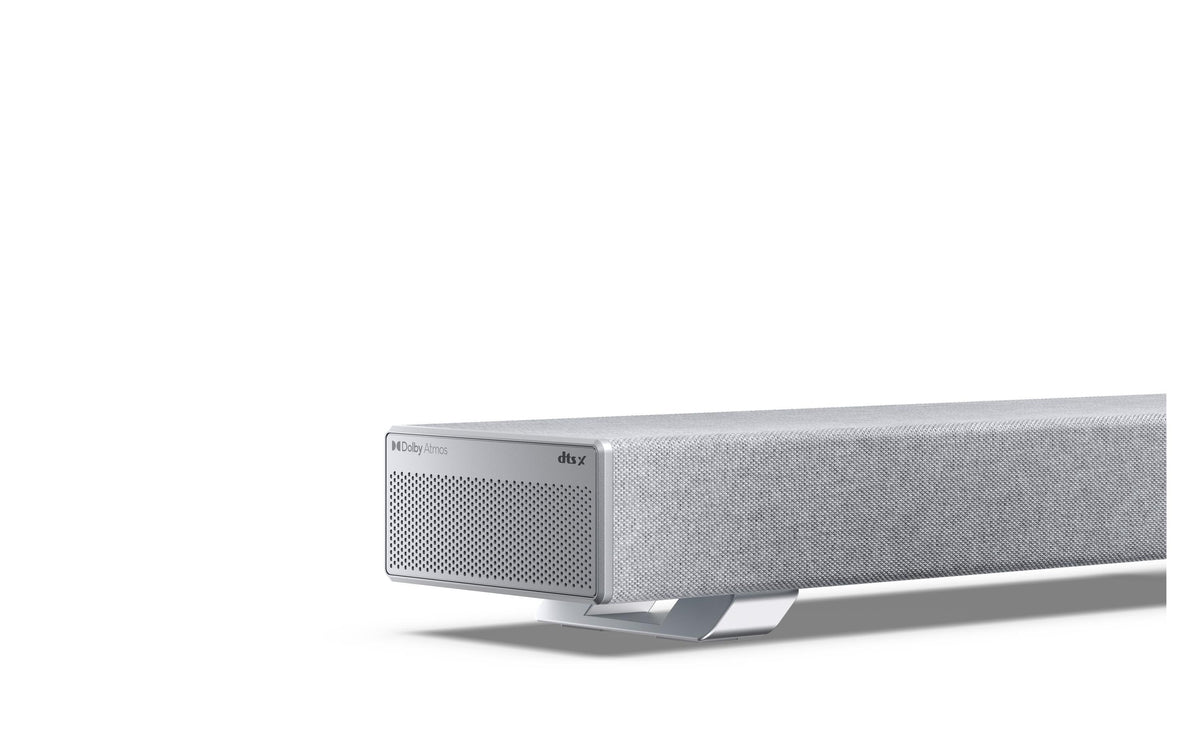 Sharp HT-SBW53121SL – Soundbar – 3.1.2, Dolby Atmos/DTS:X, mit kabellosem Subwoofer, 182 W – Silber