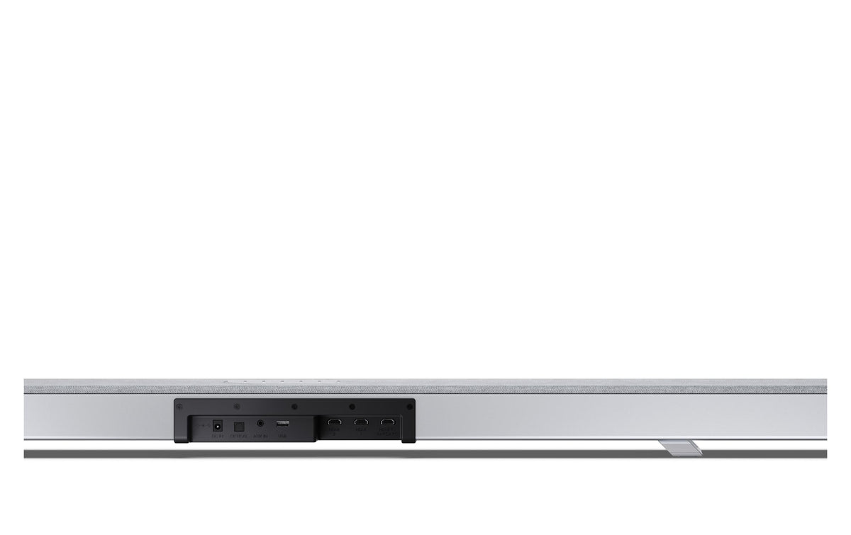 Sharp HT-SBW55121SL – Soundbar – 5.1.2, Dolby Atmos/DTS:X, mit kabellosem Subwoofer, 212 W, Silber