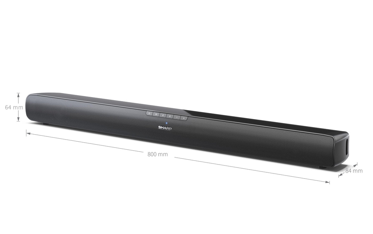 Sharp HT-SB100 – Soundbar – 2.0, HDMI ARC, 75 W, Schwarz