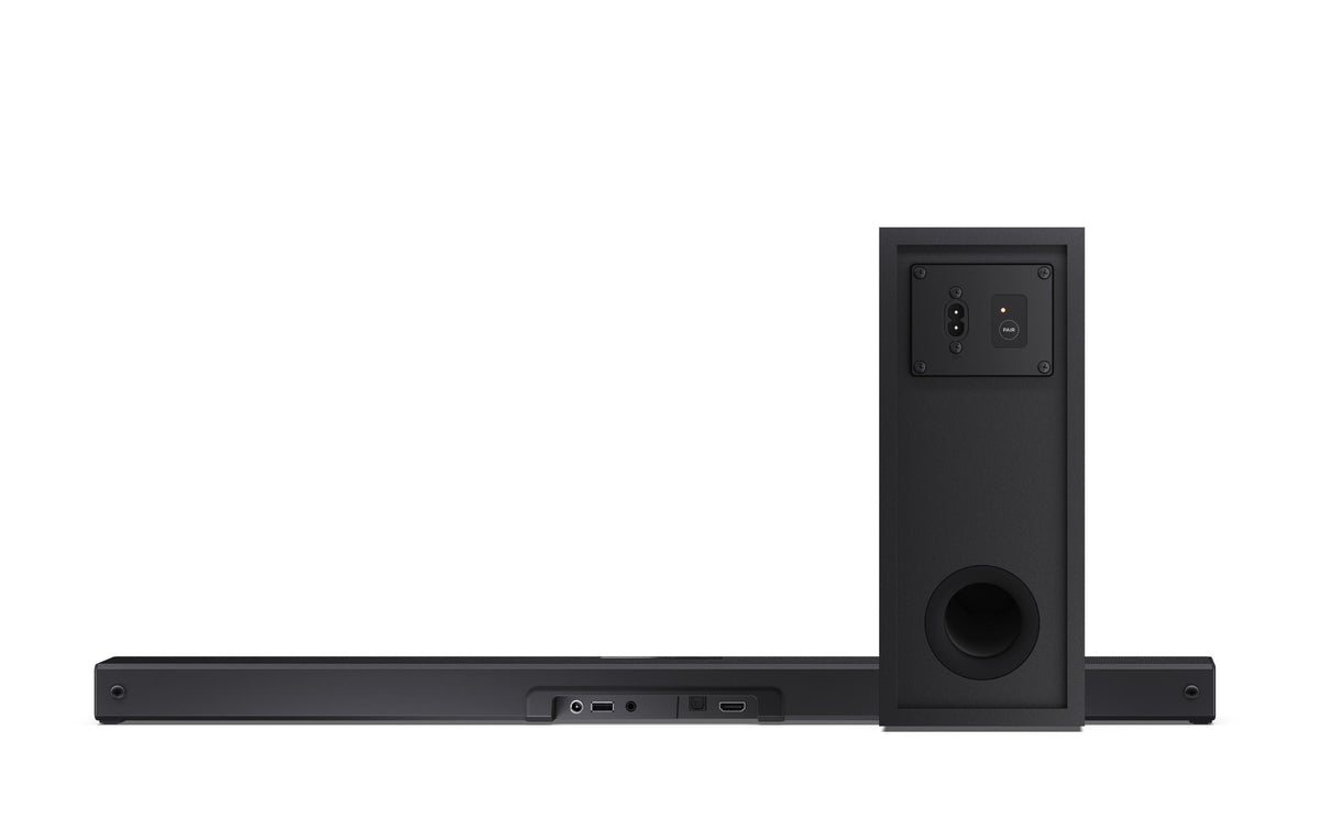 Sharp HT-SBW320 – Soundbar – 2.1, Dolby Atmos/DTS Virtual:X, mit kabellosem Subwoofer, 360 W – Schwarz