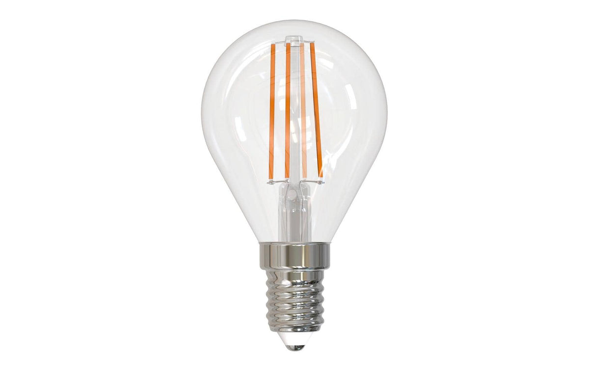 Hama LED-Leuchtmittel E14 P45 – Warmweiss 2700 K, 250 lm, 1,5 W – 1 Stk., Klar