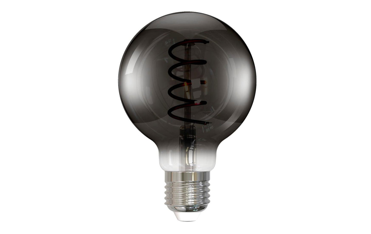 Hama Leuchtmittel Globe G80 – E27, 100 lm, 1800 K, dimmbar, 360° – Transparent