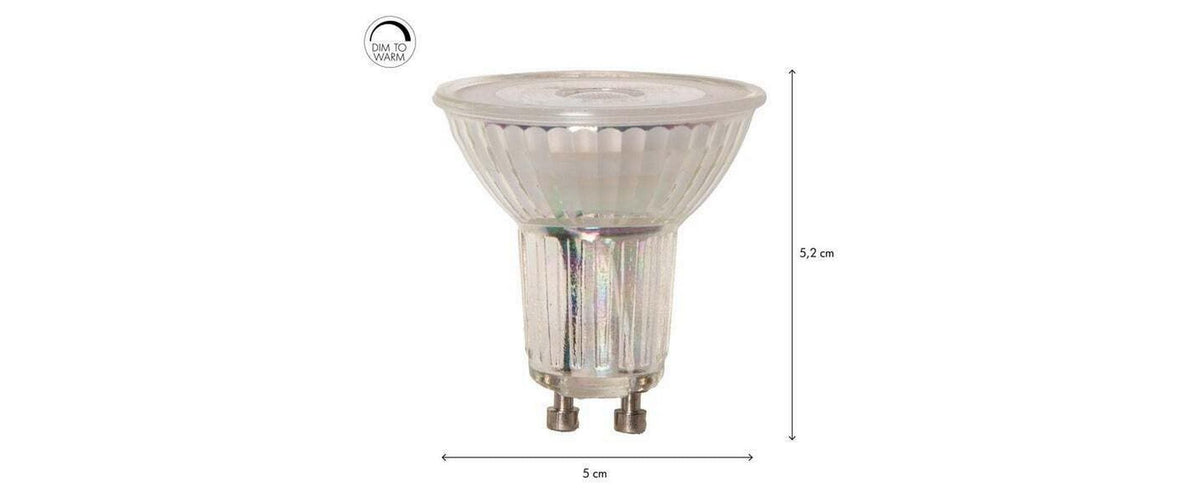 Star Trading LED-Reflektor MR16 GU10 – Dim-to-Warm 2100–2700 K, 398 lm, 4,5 W, 38°, dimmbar – IP20 – 10 Stk.
