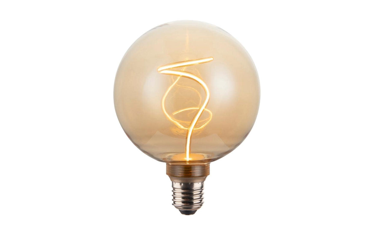 Hama LED-Leuchtmittel E27 Globe G125 – Extra Warmweiss 1800 K, 200 lm, 4,9 W – 1 Stk.