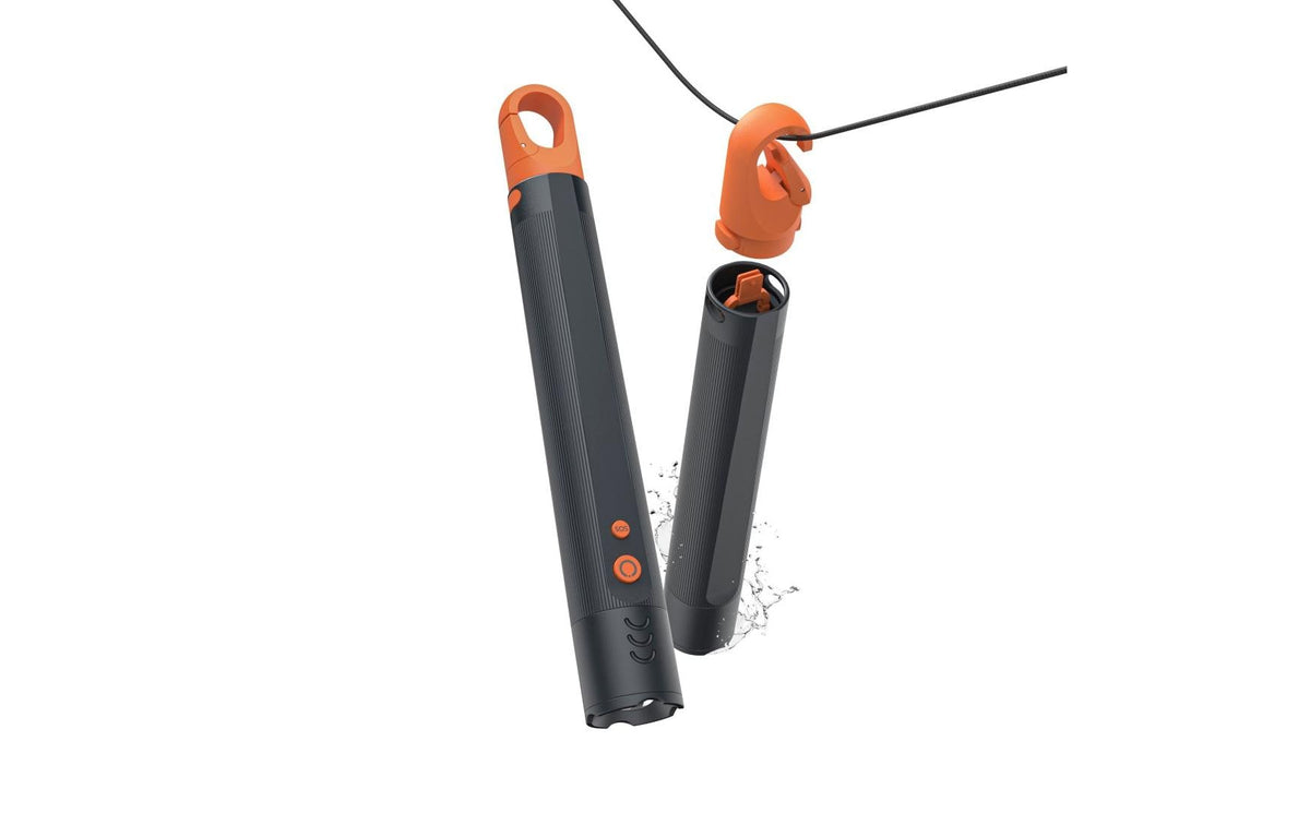 Hama Taschenlampe FLX1000 – 1000 lm, 270 m, IP44, Batteriebetrieb 6× AAA, 4 Modi – Grau