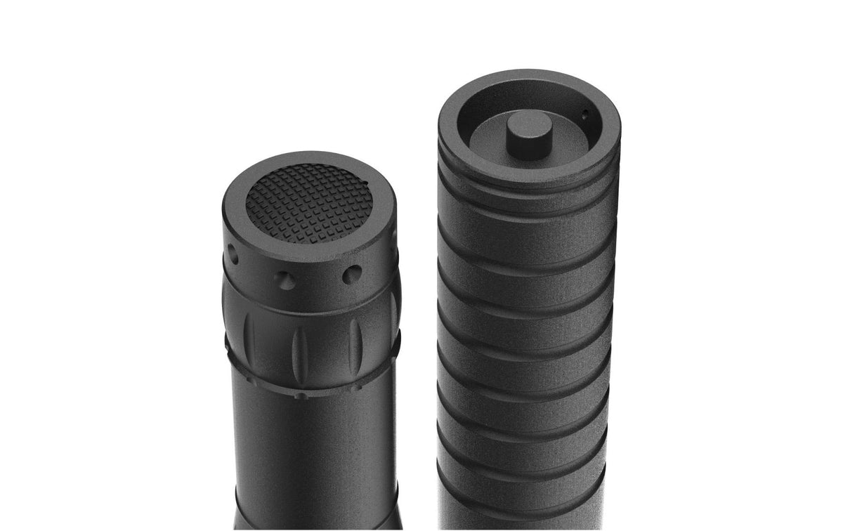 Hama Taschenlampe FL-DUO – 60 lm, 10 m, AAA Batteriebetrieb, 2er-Pack – Schwarz