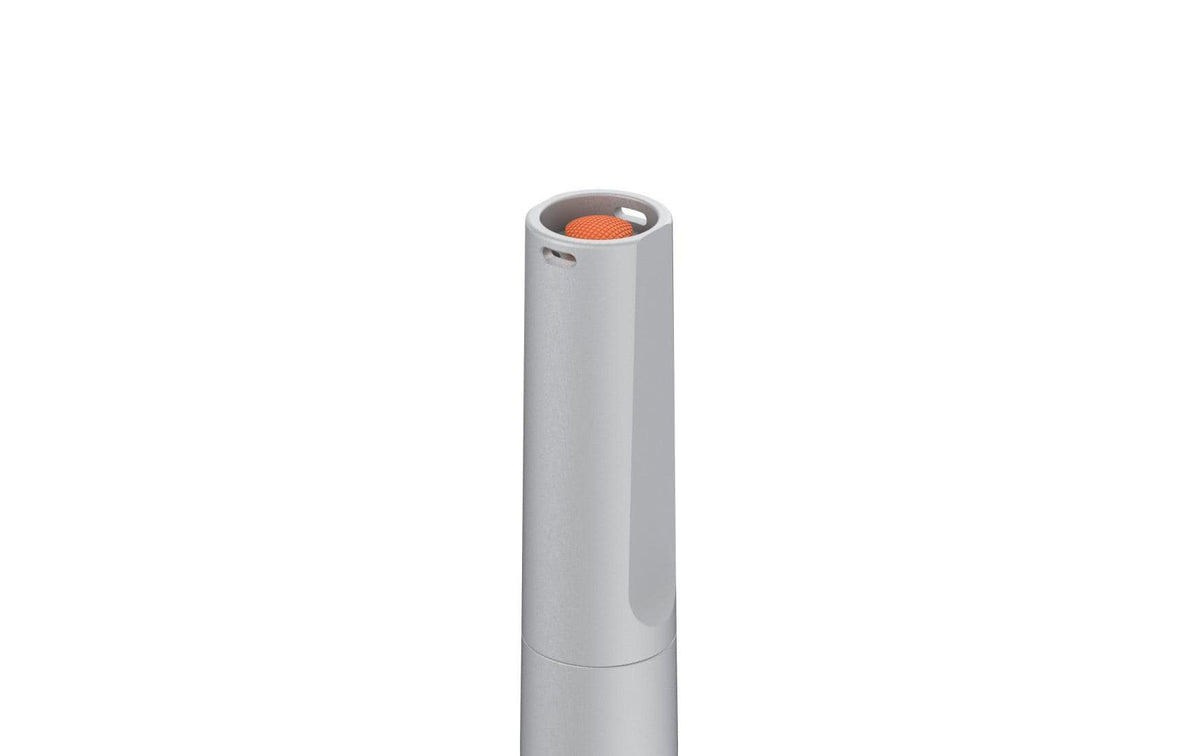 Hama Taschenlampe FL60 – 60 lm, 30 m, AA Batterie, 3 Modi – Silber
