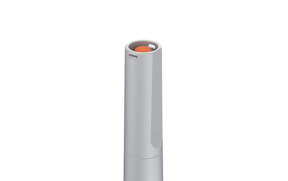 Hama Taschenlampe FL60 – 60 lm, 30 m, AA Batterie, 3 Modi – Silber