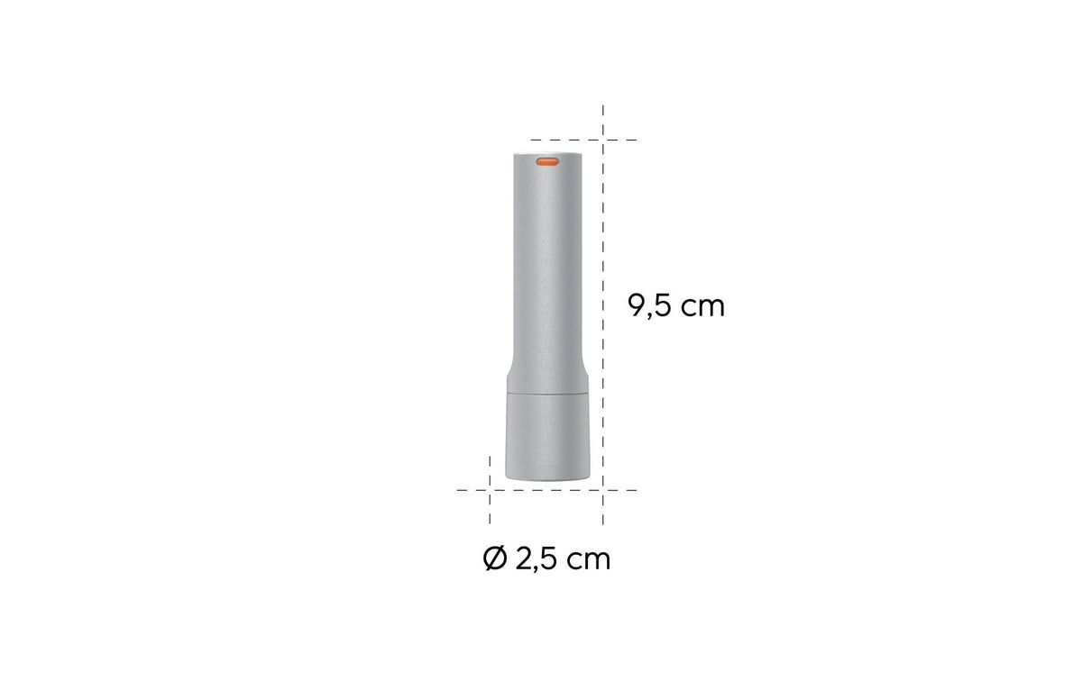 Hama Taschenlampe FL60 – 60 lm, 30 m, AA Batterie, 3 Modi – Silber